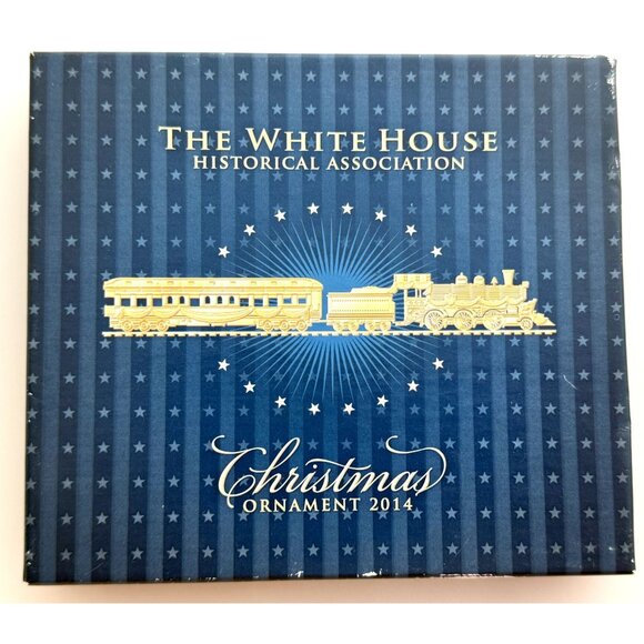 2014 The White House Historical Association - Christmas Ornament - Train Theme - Picture 1 of 6